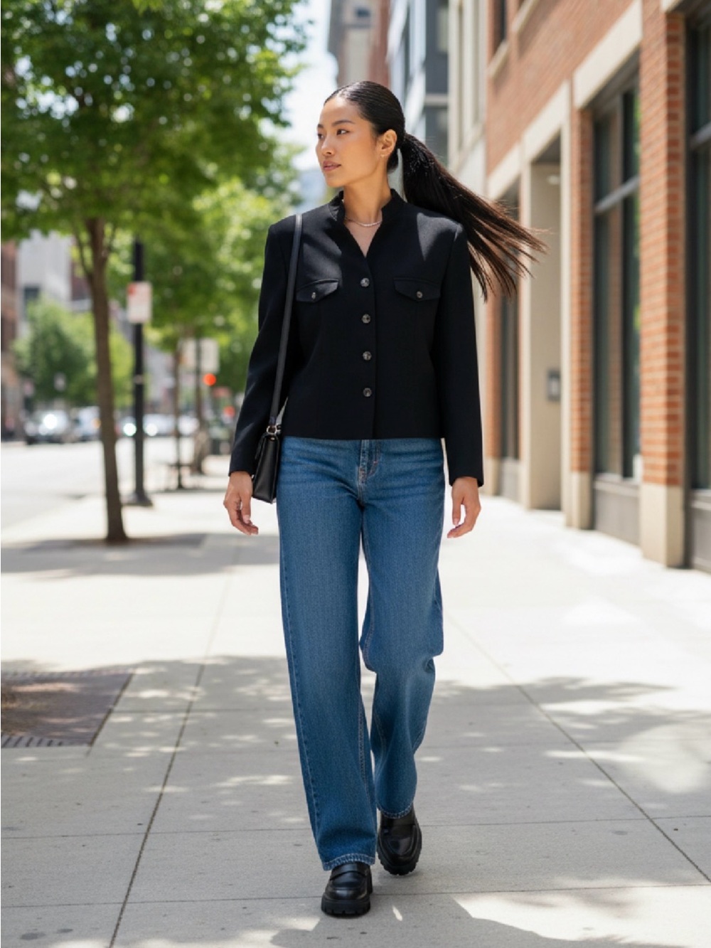 Vintage BIANCA NYGARD Cropped Lightweight Blazer